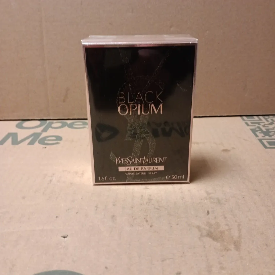 SEALED YVES SAINT LAURENT BLACK OPIUM EAU DE PARFUM SPRAY 50ML