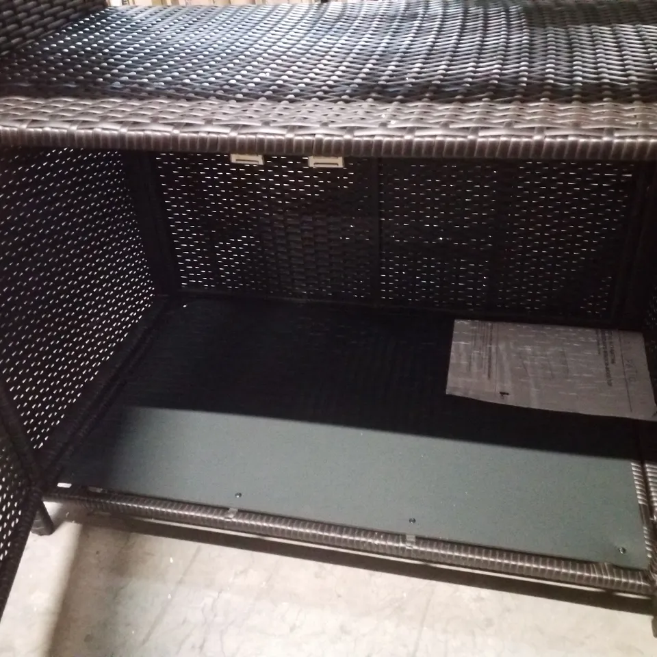 RECTANGULAR METAL OUTDOOR BUFFET & CONSOLE TABLE , 90.9CM CM W 53.6CM CM D