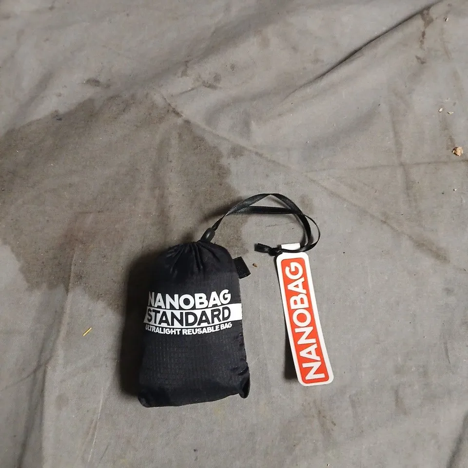 Nanobag Standard Ultralight Reusable Bag – Black