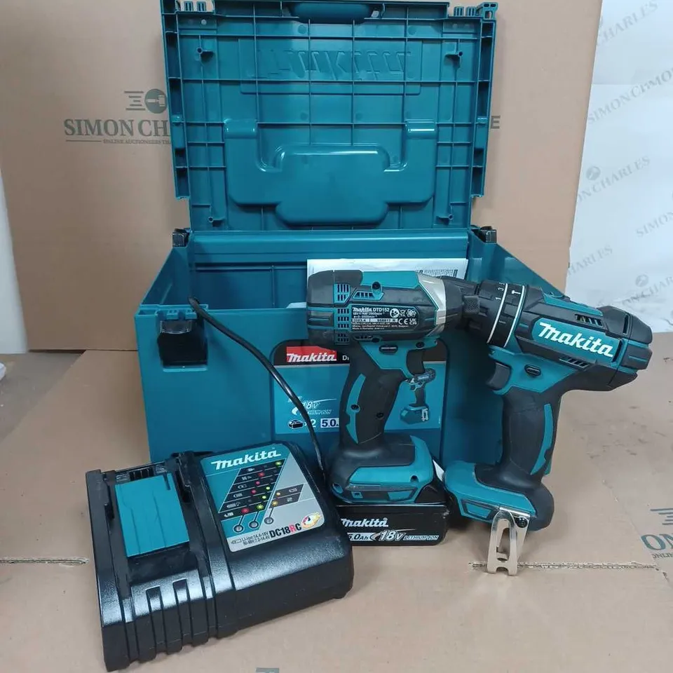 MAKITA 18V LXT COMBI DRILL & IMPACT DRIVER SET RRP £379.99