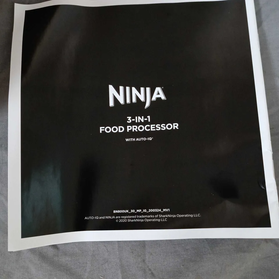 NINJA BN800UK 3-IN-1 FOOD PROCESSOR WITH AUTO-IQ