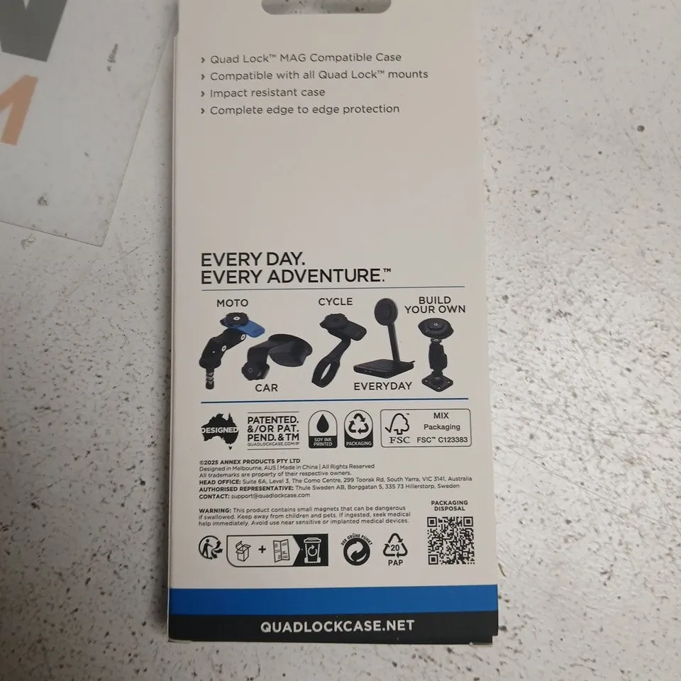 QUAD LOCK MAG COMPATIBLE CASE FOR IPHONE 14