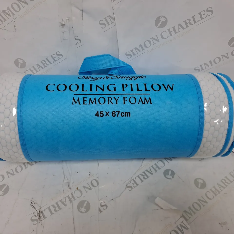 SLEEP AND SNUGGLE COOLING PILLOW - MEMORY FOAM 