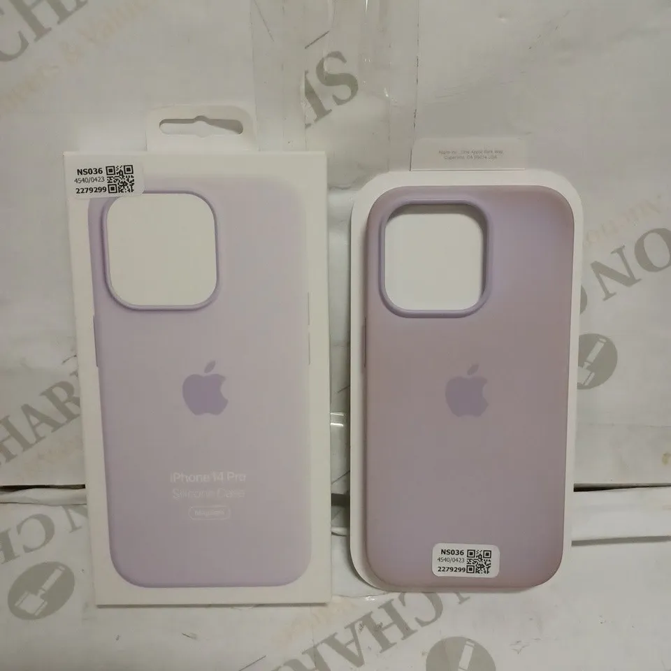 APPLE IPHONE 14 PRO SILICONE CASE MAGSAFE - LILAC 
