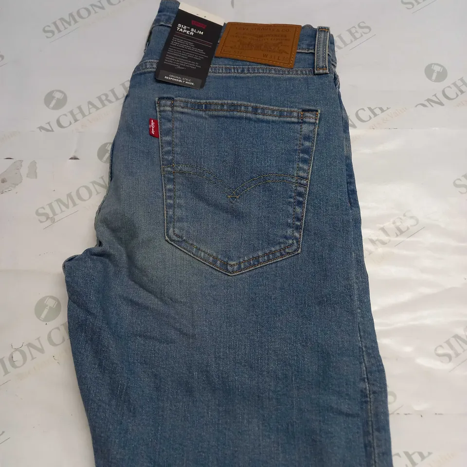 LEVIS STRAUSS SLIM TAPER DENIM JEANS SIZE 31X30