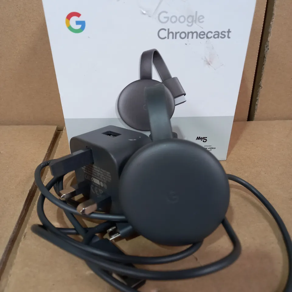 GOOGLE CHROMECAST MEDIA STREAMER