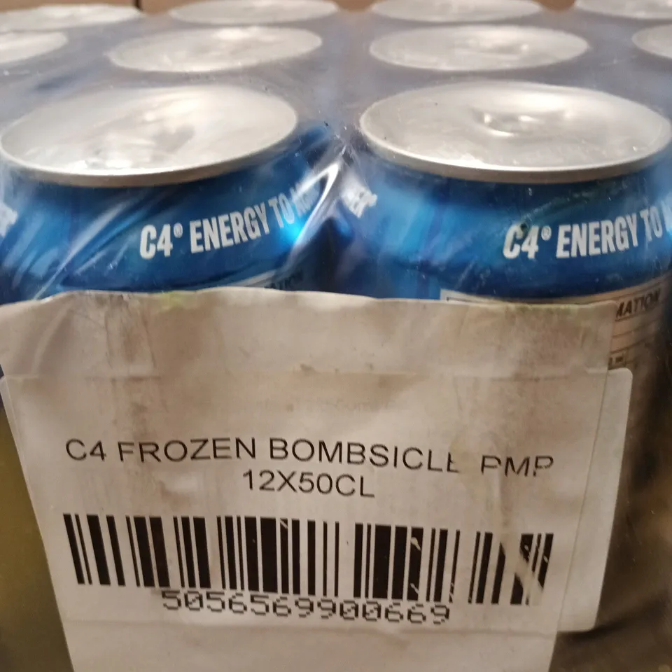 C4 ENERGY FROZEN BOMBSICLE – 12 X 50 CL BULK CARTON