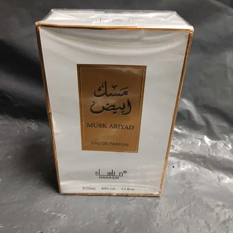 BOXED AND SEALED MUSK ABIYAD EAU DE PARFUM 100ML