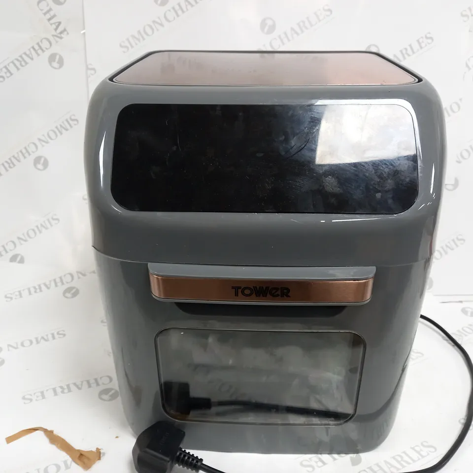 TOWER T17064 5-IN-1 DIGITAL AIR FRYER OVEN, 12 L, GREY AND ROSE GOLD