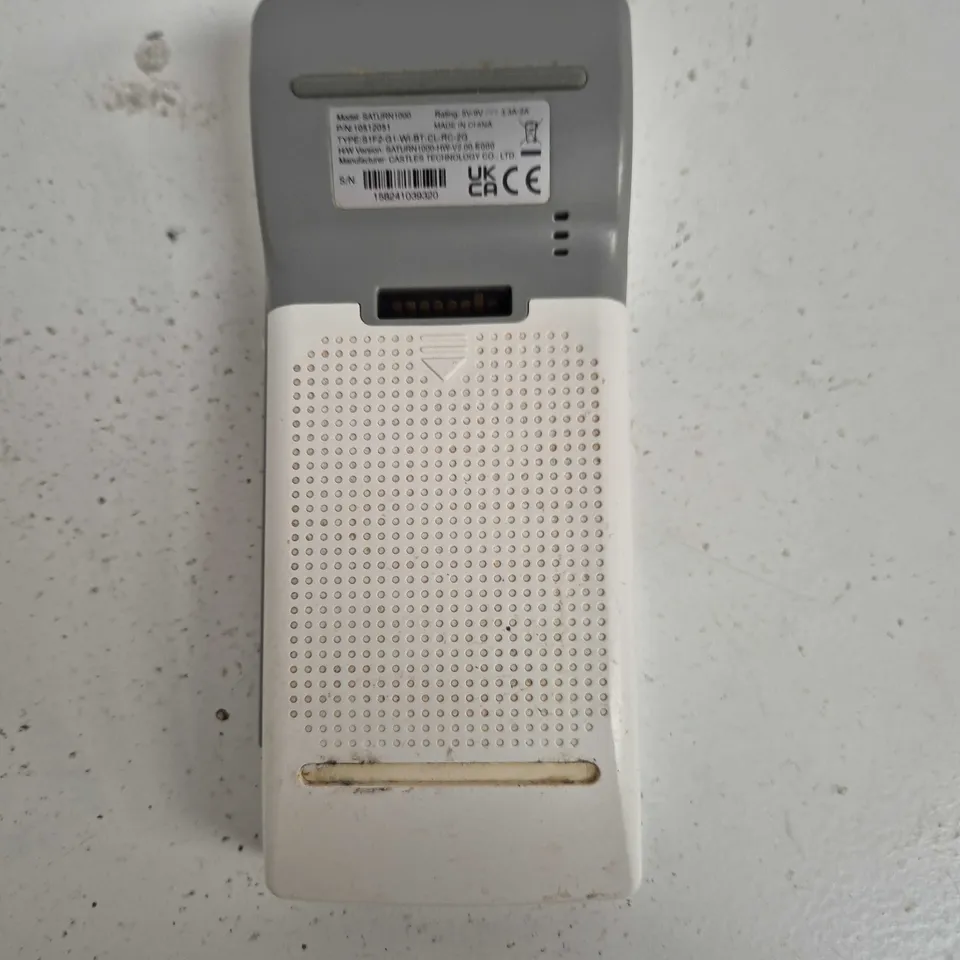 CASTLES SATURN1000 HANDHELD PAYMENT TERMINAL – CONTACTLESS CARD READER (POS)