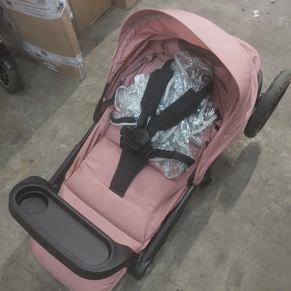 HAUCK SHOP N CARE STROLLER IN DARK PINK 