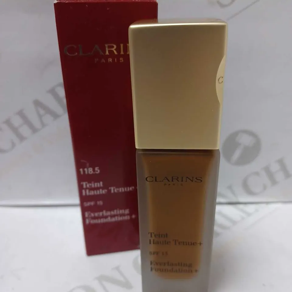 CLARINS EVERLASTING FOUNDATION+ SPF15 30ML - #118.5 CHOCOLATE 