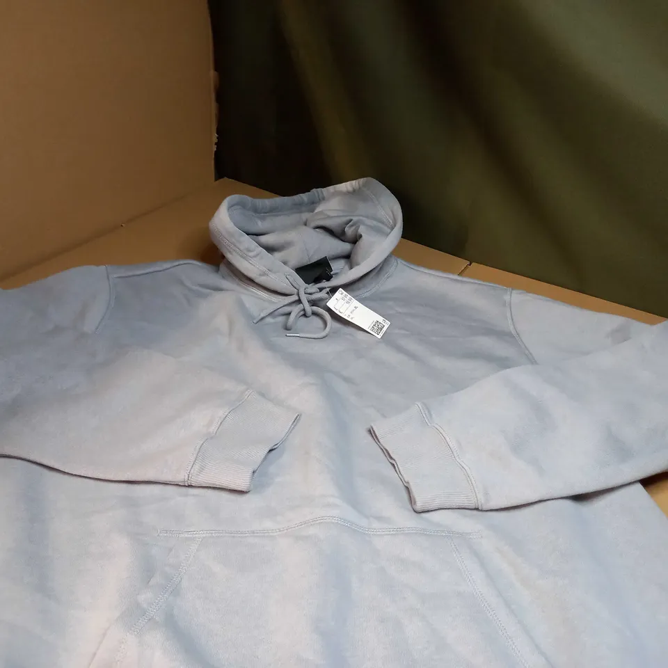 H&M BLUE FRONT POCKET HOODIE - XL