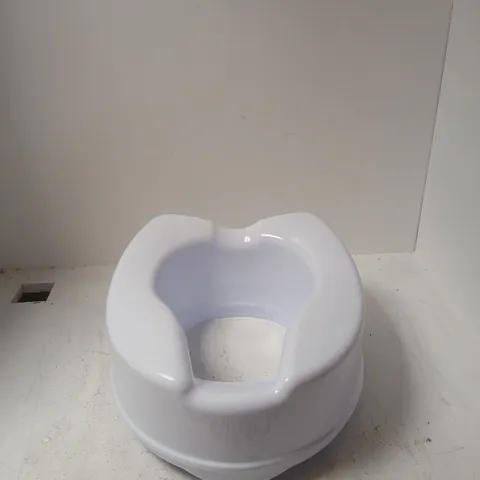AIDAPT VR224E VISCOUNT 6 RAISED TOILET SEAT β WHITE, BOXED