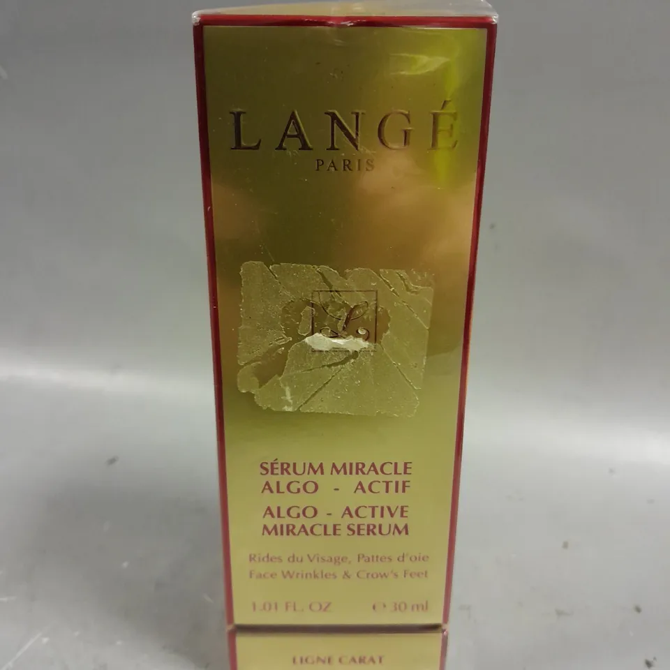 BOXED SEALED LANGE ALGO ACTIVE MIRACLE SERUM - 30ML 