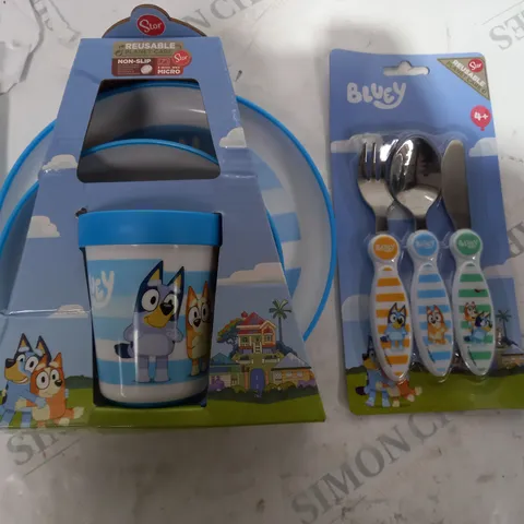 BLUEY DINNER SET WITH KNIFE FORK AND SPOON