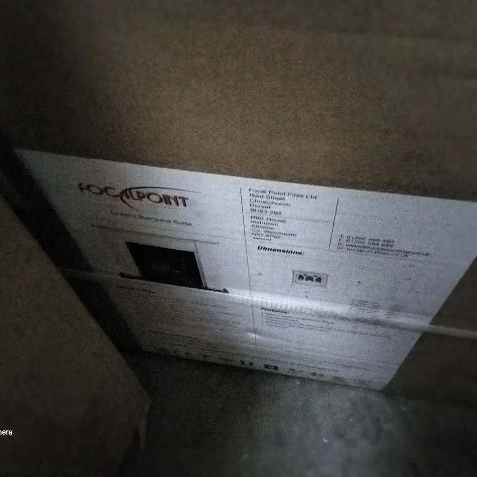 BOXED FOCAL POINT LINFORD SURROUND SUITE (1 BOX ONLY) (INCOMPLETE)