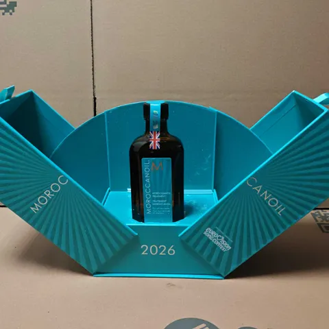 SEALED MOROCCANOIL TREATMENT FOR ALL HAIR TYPES – 50ML WITH EUROVISION 2026 TURQUOISE DISPLAY BOX