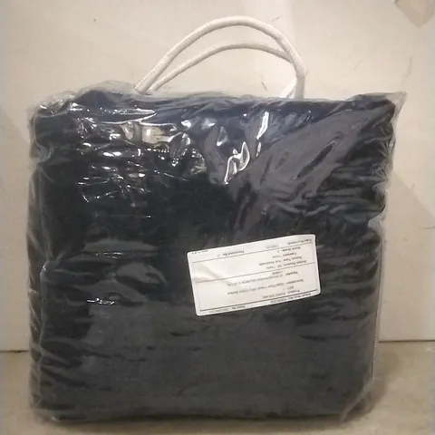 SUPER POLAR FLEECE 160CM X 120CM HEATED BLANKET( NAVY BLUE )
