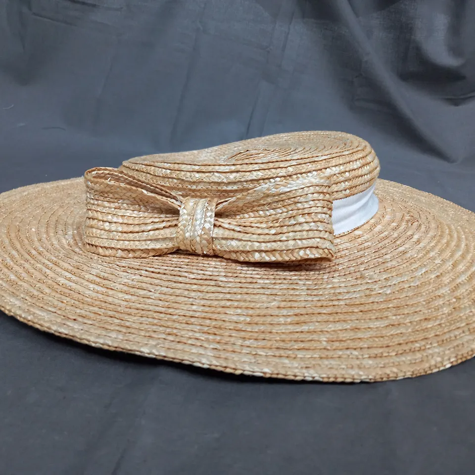 PHASE EIGHT STRAW BOATER HAT