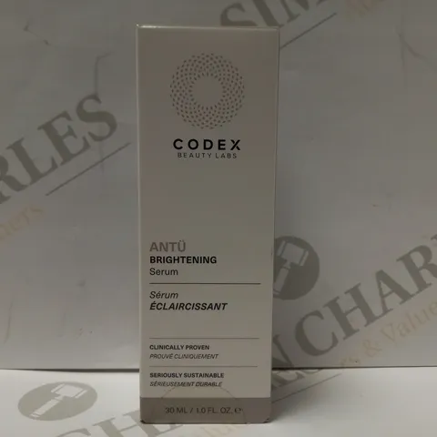 CODEX BEAUTY ANTU BRIGHTENING SERUM 30ML