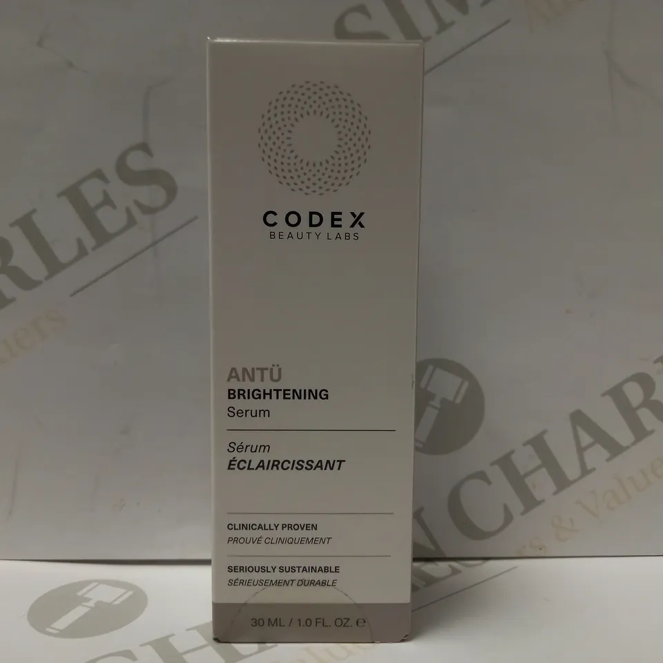 CODEX BEAUTY ANTU BRIGHTENING SERUM 30ML