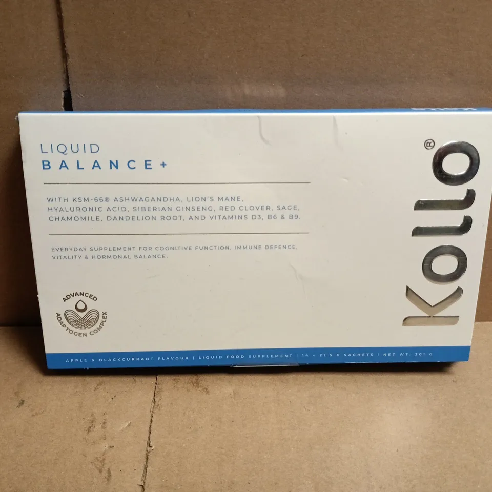 KOLLO LIQUID BALANCE + SUPPLEMENT APPLE AND BLACKCURRANT 301G