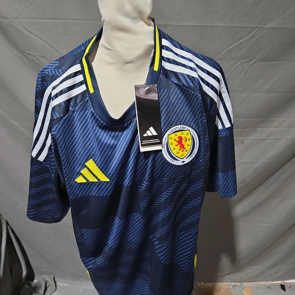 ADIDAS SCOTLAND FOOTBALL SHIRT - XL