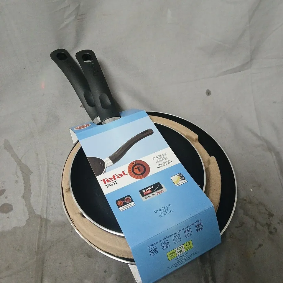 TEFAL TASTE 20&28CM 2 PIECE FRYPAN SET