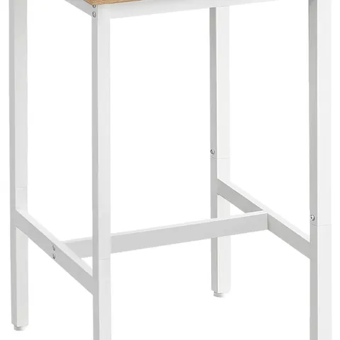 BOXED VASAGLE BREAKFAST BAR, SQUARE TALL BAR TABLE