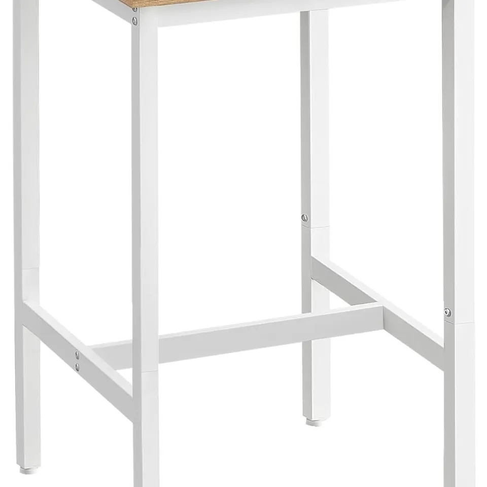 BOXED VASAGLE BREAKFAST BAR, SQUARE TALL BAR TABLE