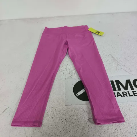 ALL IN MOTION GIRLS' LEGGINGS – PINK, UK 6-7 (S 6/7)