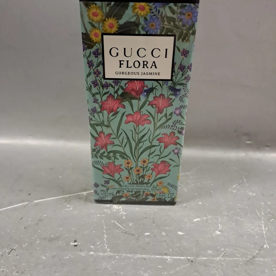 BOXED AND SEALED GUCCI FLORA GORGEOUS JASMINE EAU DE PARFUM 50ML