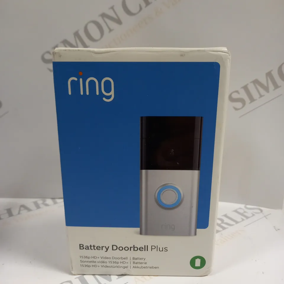 BOXED SEALED RING BATTERY DOORBELL PLUS 