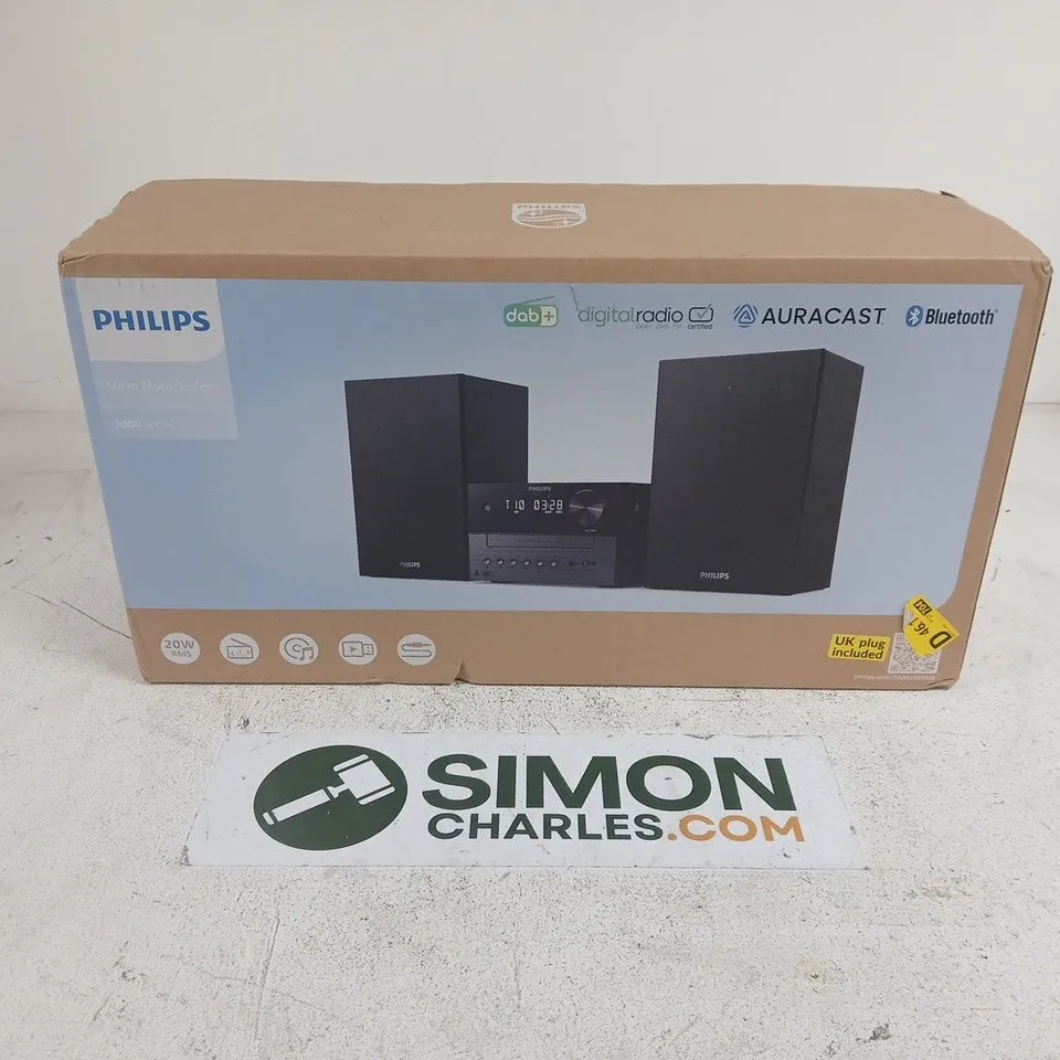 BOXED PHILIPS MICRO MUSIC SYSTEM