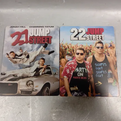 21 & 22 JUMP STREET SPECIAL EDITION STEELBOOK BLU-RAYS