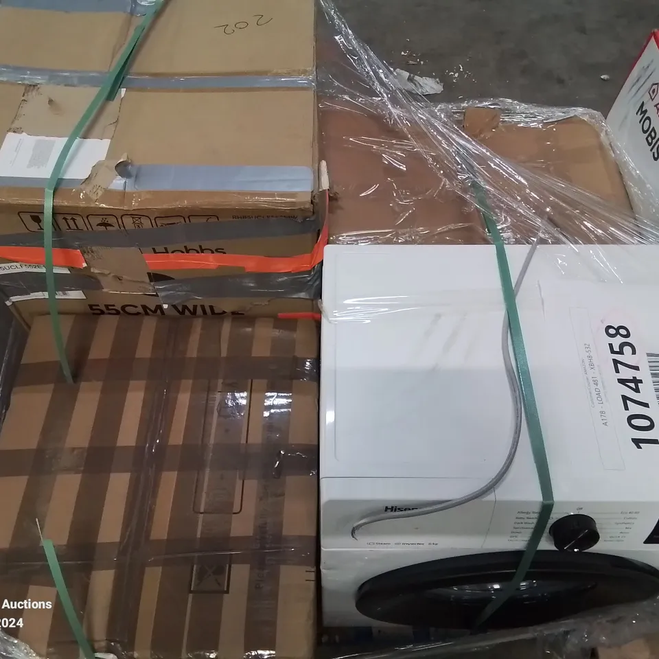 PALLET CONTAINING APPROXIMATELY 4 RAW ELECTRICAL ITEMS TO INCLUDE: