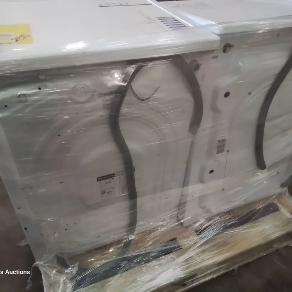PALLET CONTAINING CANDY SMART 9KG WASHER & HAIER DIRECT MOTION WASHER 