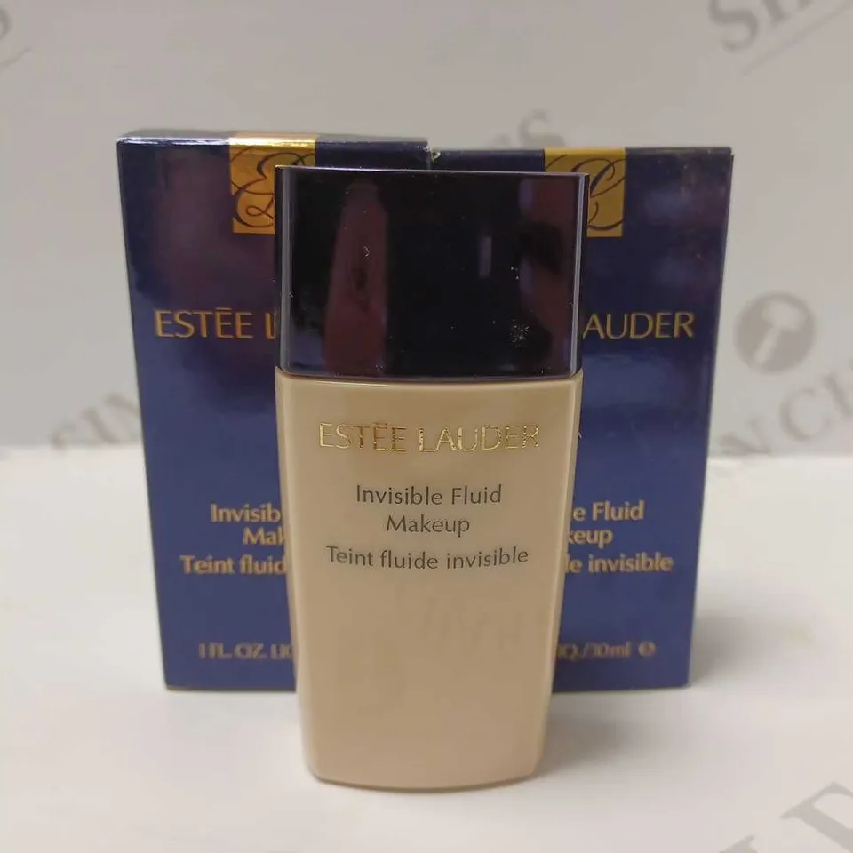 LOT OF 2 X 30ML ESTEE LAUDER INVISIBLE FLUID MAKEUP - 4WN1