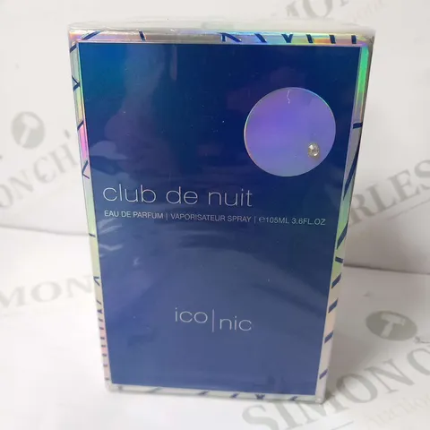 BOXED AND SEALED CLUB DE NUIT ICONIC EAU DE PARFUM - 105ML