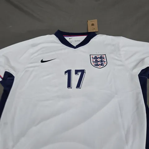 ENGLAND FC HOME JERSEY WITH MEAD 17 SIZE 3XL