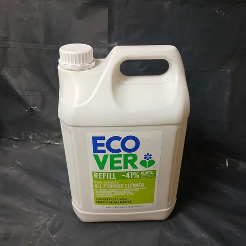 ECOVER REFILL-41% ALL PURPOSE CLEANER LEMONGRASS & GINGER (5L) - COLLECTION ONLY