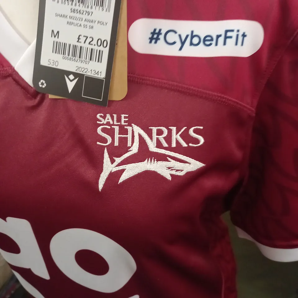SALE SHARKS AWAY REPLICA SHIRT SIZE M