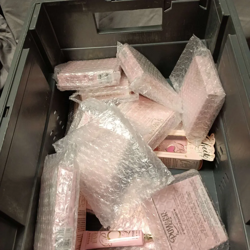 APPROXIMATELY 12 ASSORTED PLOUISE ITEMS TO INCLUDE POWDER, BASE, BLUSH