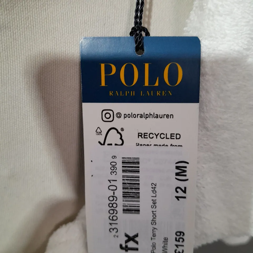POLO RALPH LAUREN TERRY TOP - 12 M