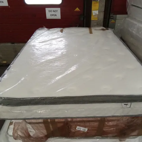 QUALITY BAGGED MURCIA WAYFAIR SLEEP PILLOW TOP POCKET SPRUNG MATTRESS - 135cm DOUBLE