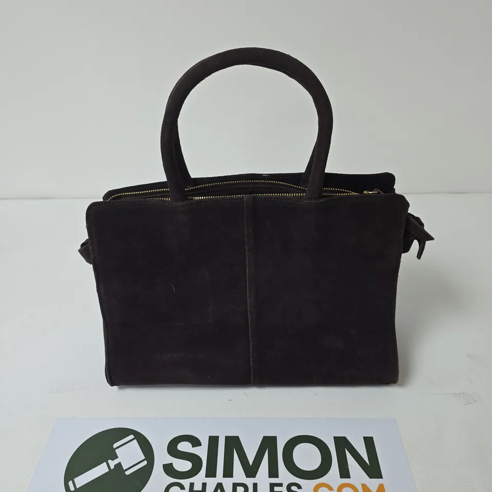 SUEDE WEST END HANDBAG BROWN