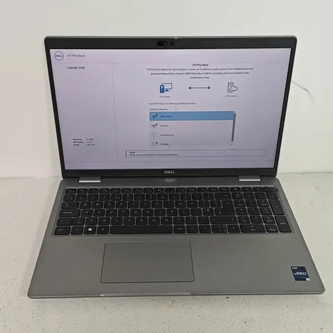 UNBOXED DELL LATITUDE 5540 INTEL I5 VPRO LAPTOP IN SILVER