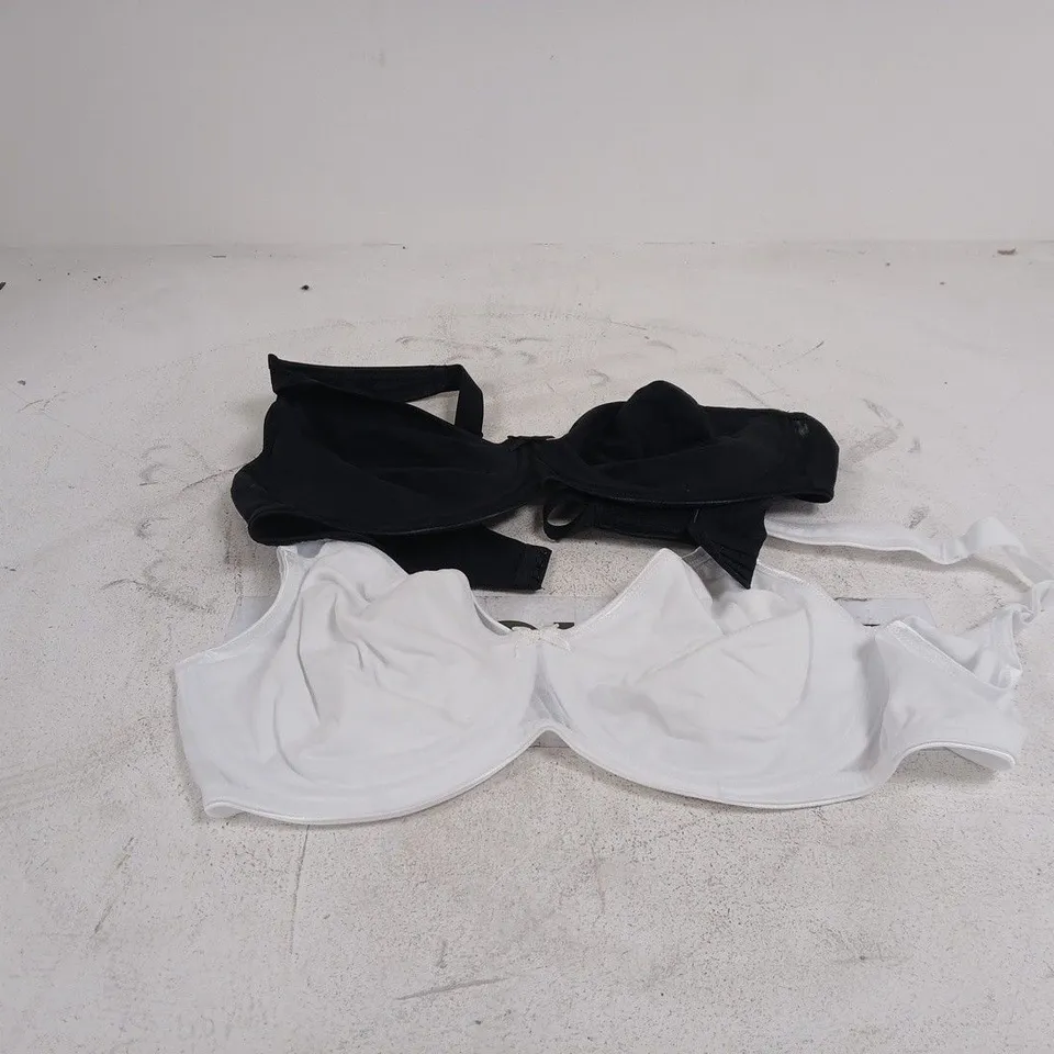 2 BON PRIX BRAS BLACK/WHITE SIZE 42D