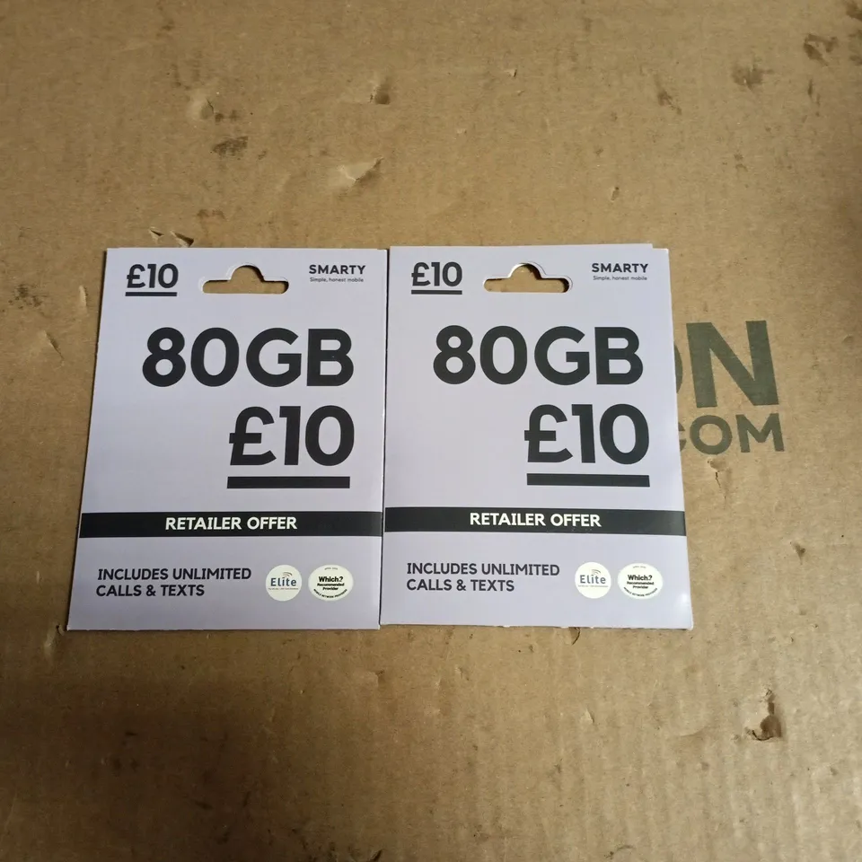 LARGE QUANTITY OF SMARTY SIM CARDS